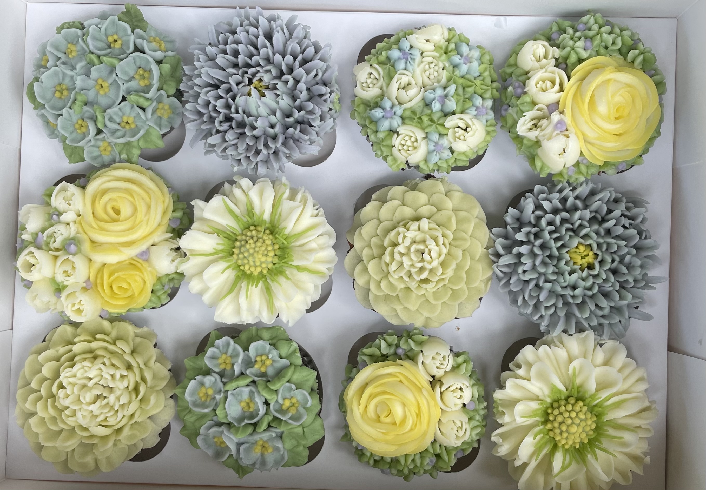 Floral Cupcakes - Box Of 12