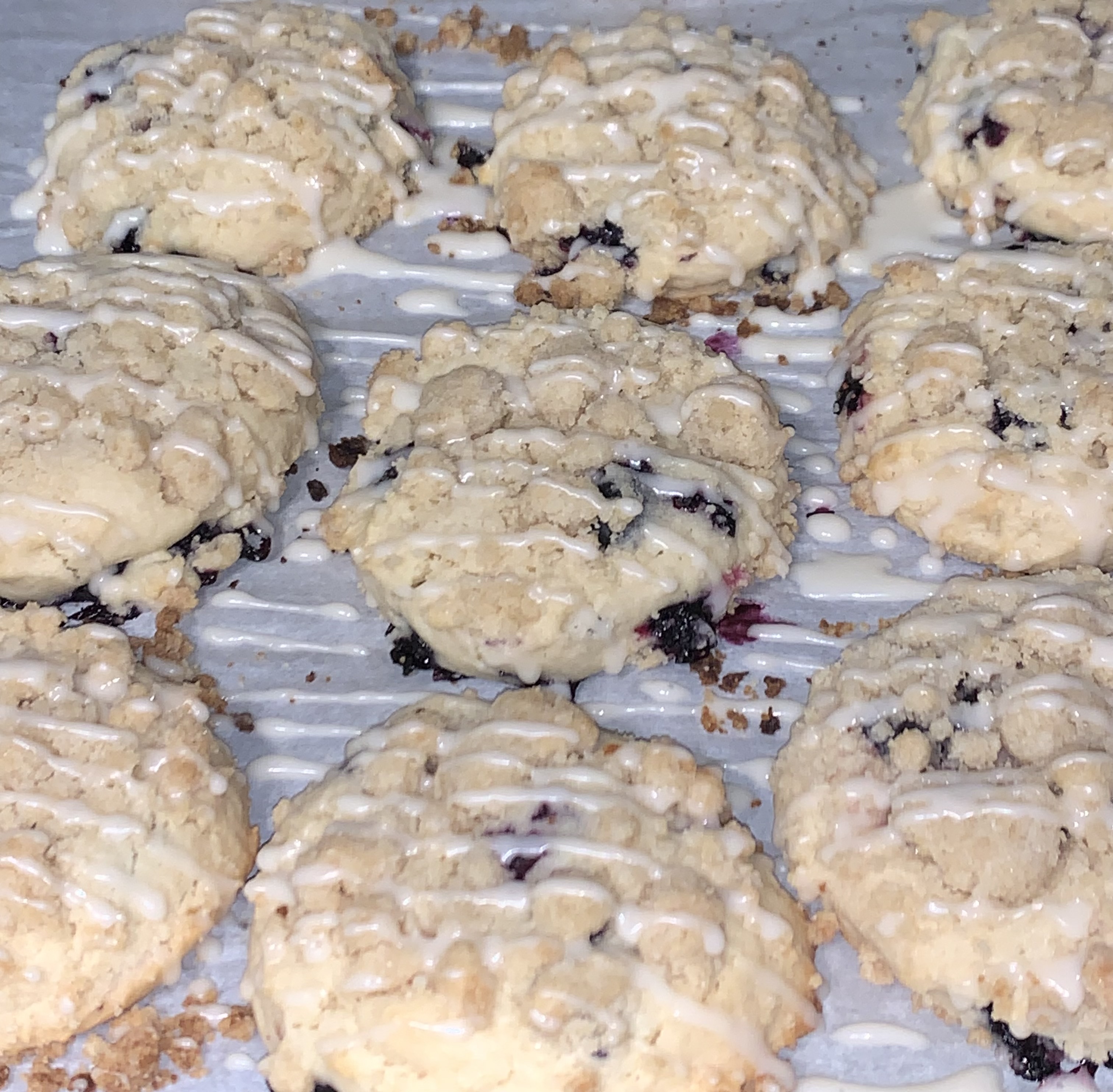 Blueberry Muffin Cookies