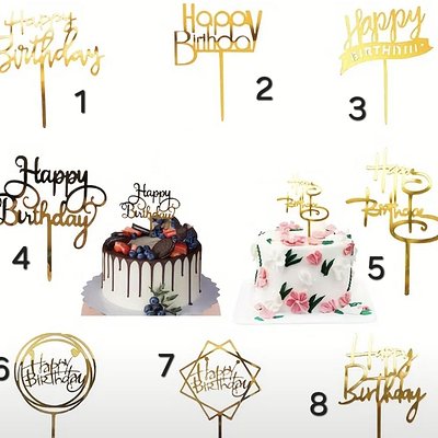 Happy Birthday (Gold)