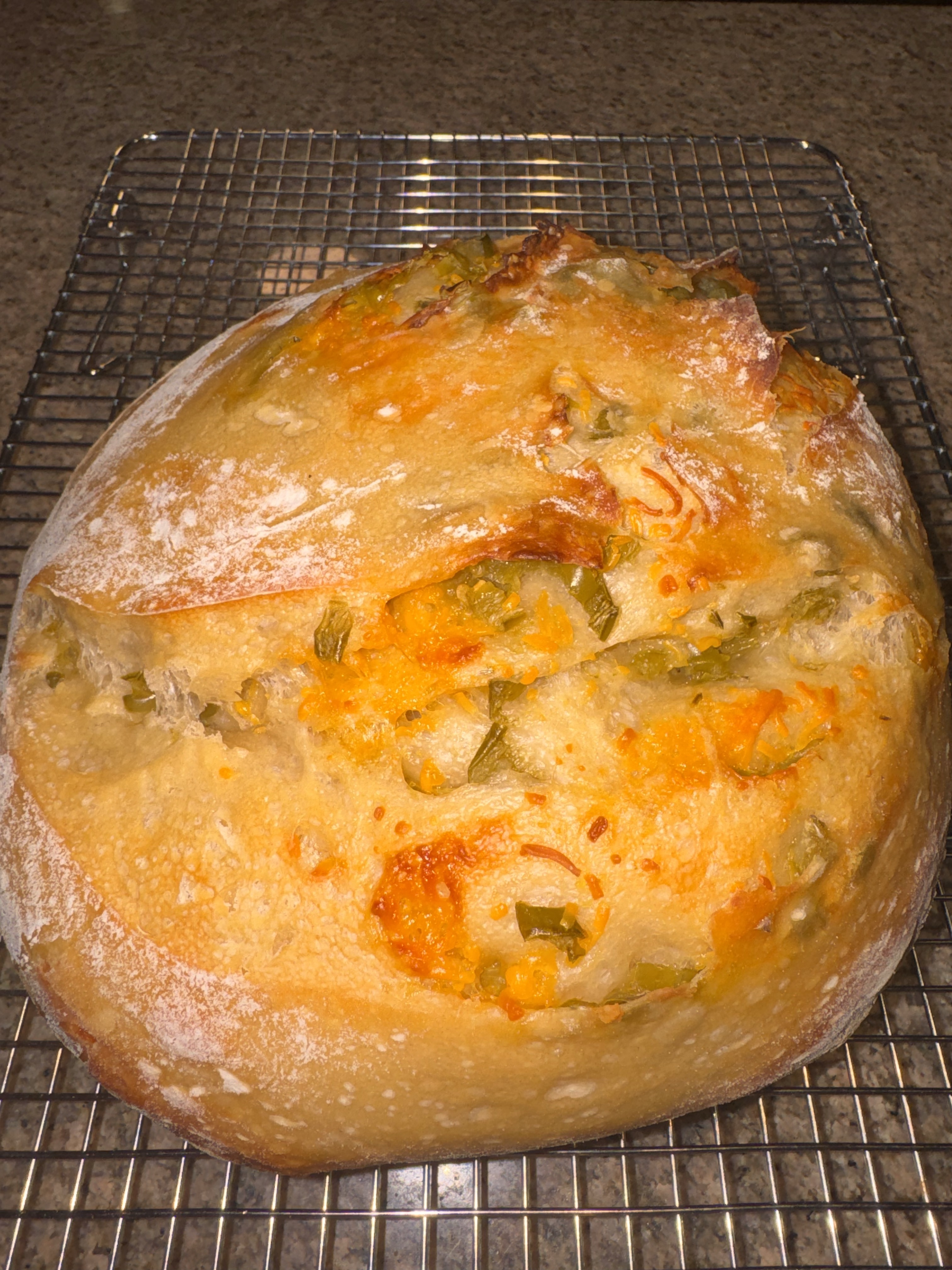 Jalapeño Cheddar “Crustopher” Loaf