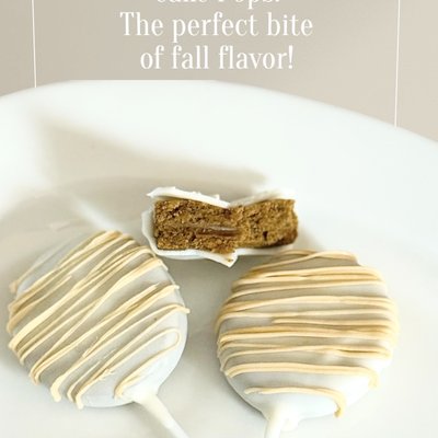 Pumpkin Spice Cake Pops