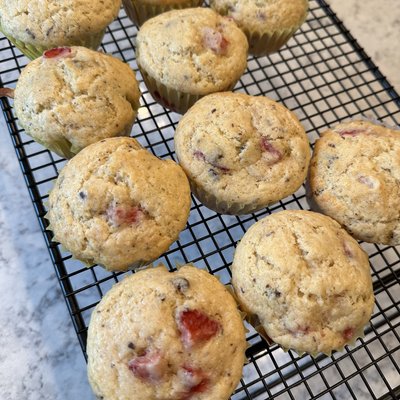 Strawberry Chocolate Muffin