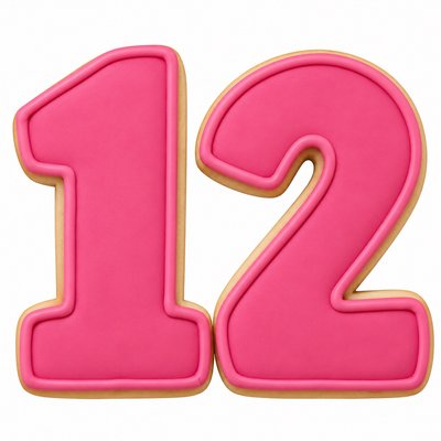Decorative Cookies, Letters Numbers, And Shapes