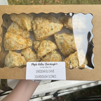  2 pack Cheddar Chive Scones 