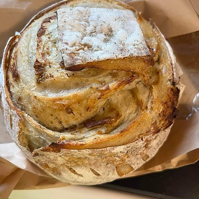 Roasted Garlic & Herb Sourdough Boule