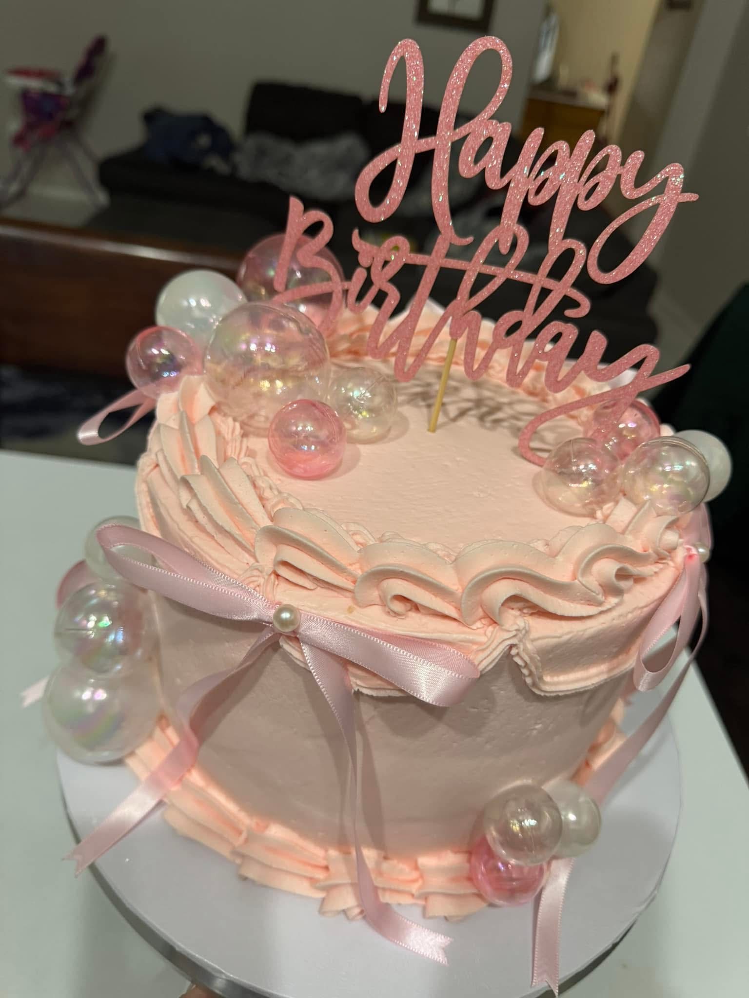 1 Tier Buttercream Cake