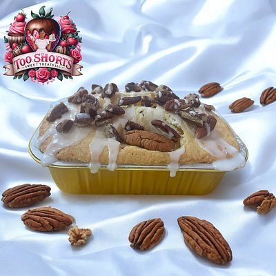 Personal Pan Butter Pound Cake With Pecan Glaze