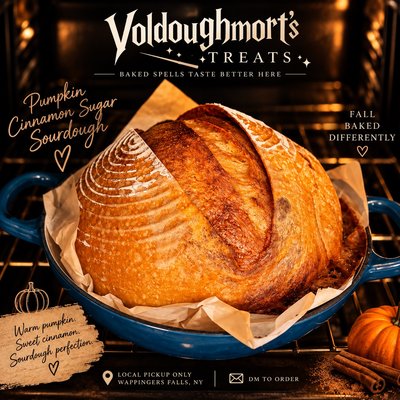 Pumpkin Cinnamon Sugar Sourdough 