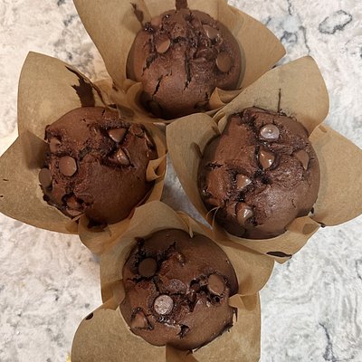 Double Chocolate Chip Muffins 