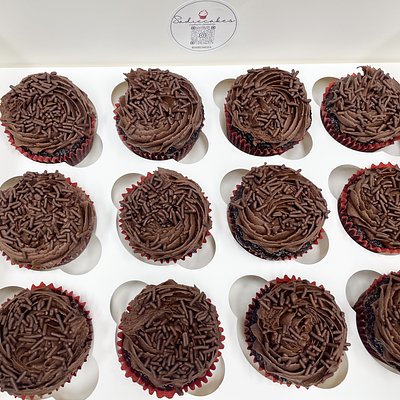 Chocolate Sprinkle Chocolate Cupcakes