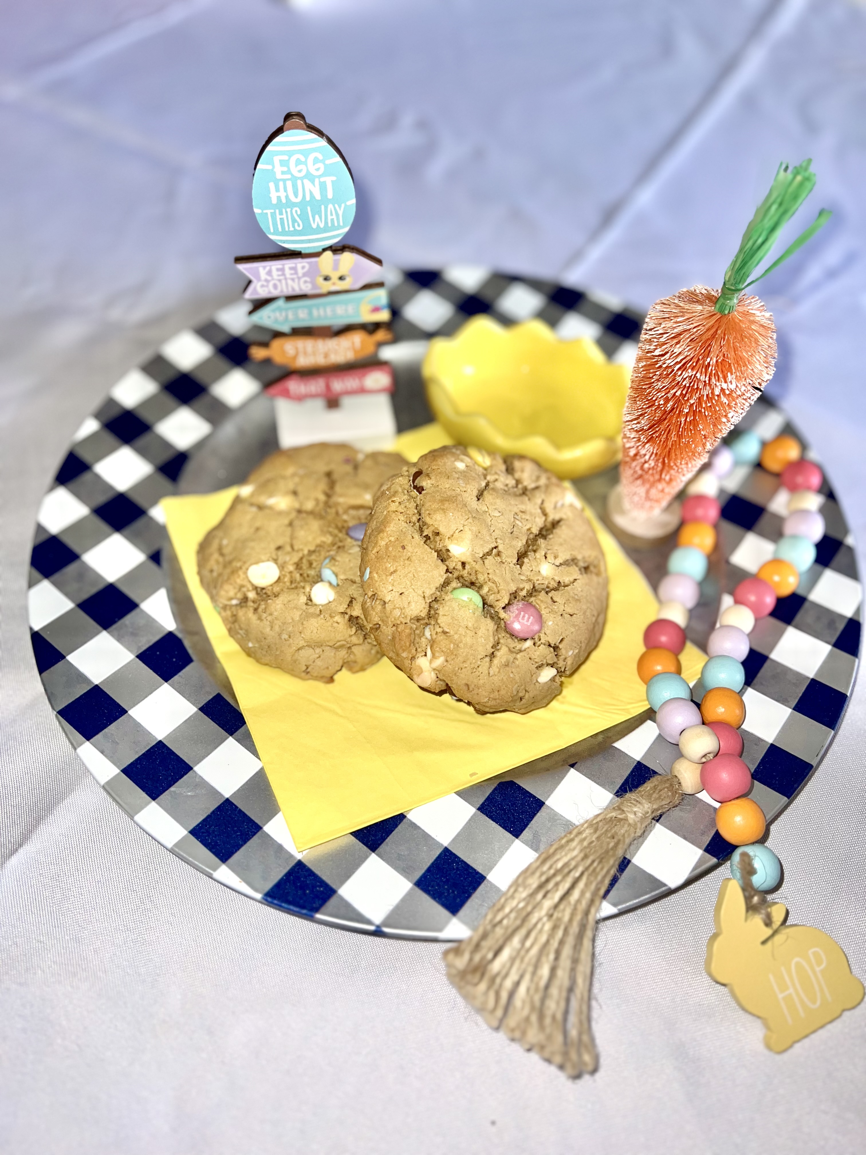 Jumbo sourdough Easter Monster Cookies