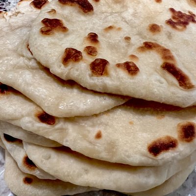 Sourdough Naan Flatbread