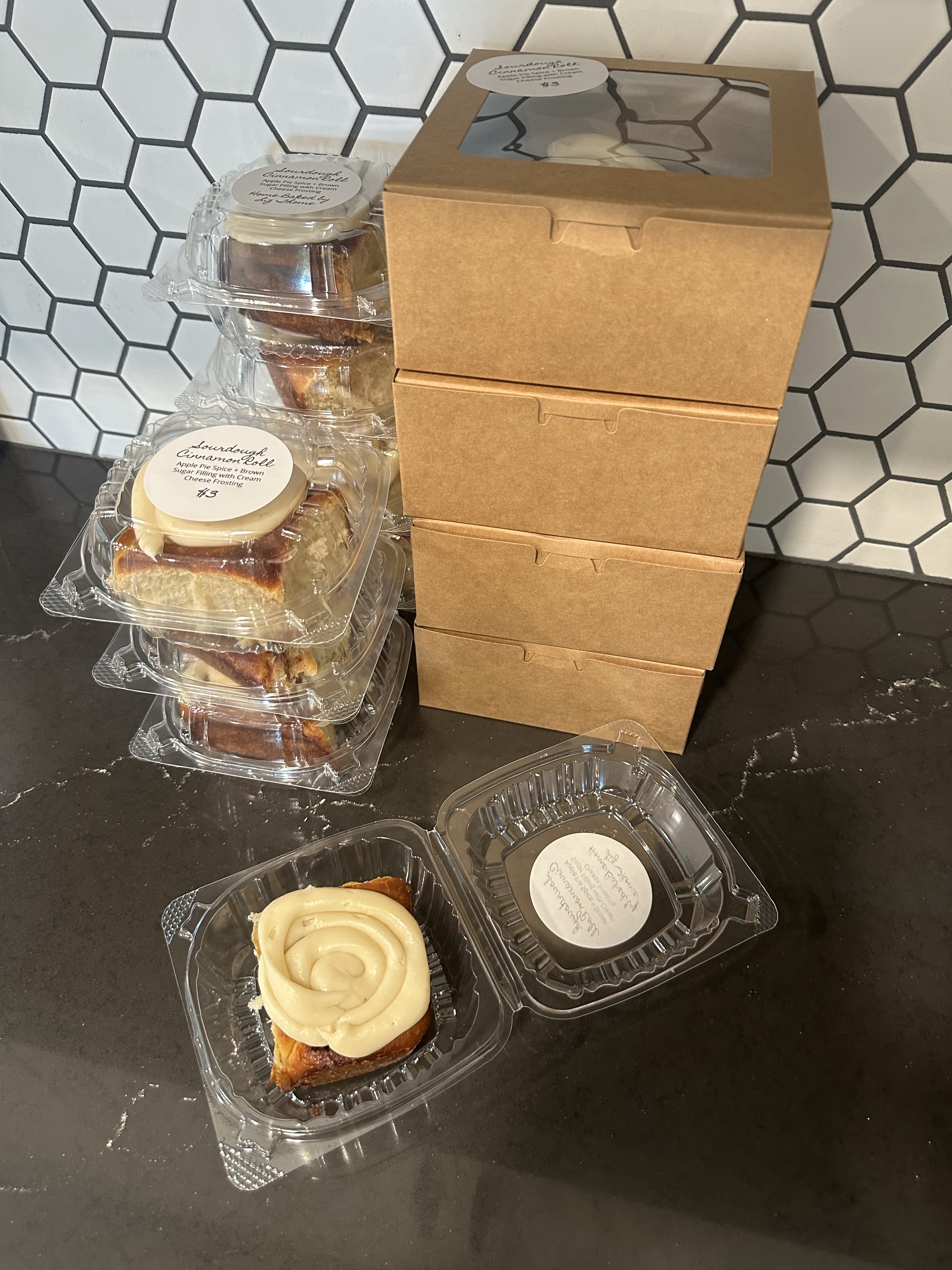 Sourdough Cinnamon Rolls - Individual | Baked + Frosted