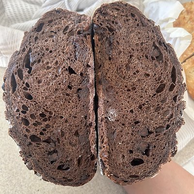 Double Chocolate Sourdough Artisan Loaf 
