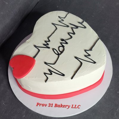 8 Inch Heart Cakes 