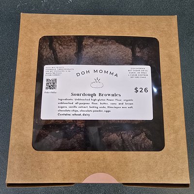 9x9 Sheet Of Sourdough Brownies