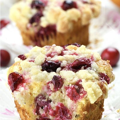 Orange Cranberry Muffins - 1 Dozen