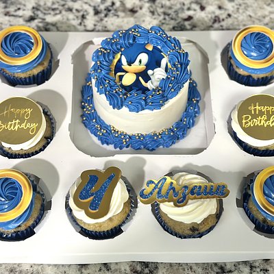 Bento Cake And Cupcake Combo