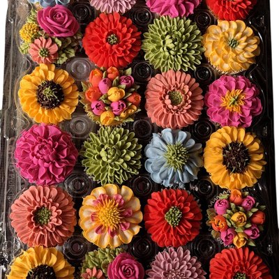 Floral Cupcakes 