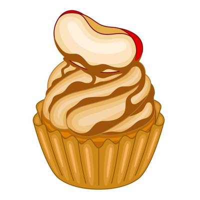 Large Muffins - Caramel Apple