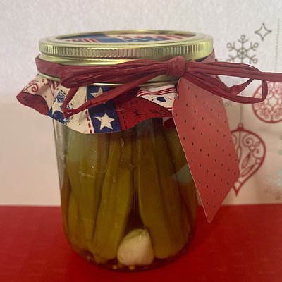 🌶️🥵🥒 Ghost Pepper Pickled Okra