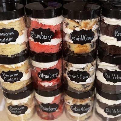 Cake Jars By The Dozen 