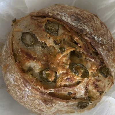 Sourdough Jalapeño Cheddar Loaf