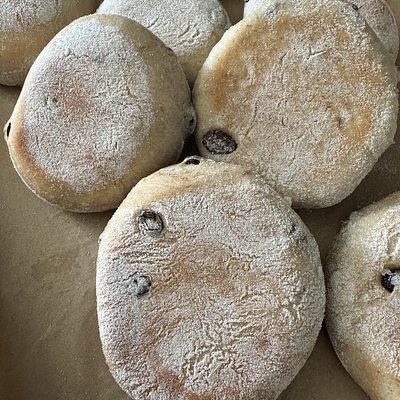 CinnaRaisin English Muffins