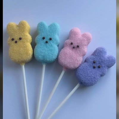 6 Peep Cake Pops