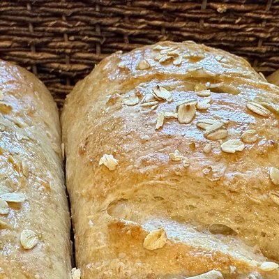 Honey Oat Sourdough Sandwich Bread 