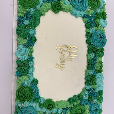 Large Rectangle Cookie Cake