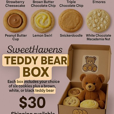 SweetHaven Teddy bear Box 🧸