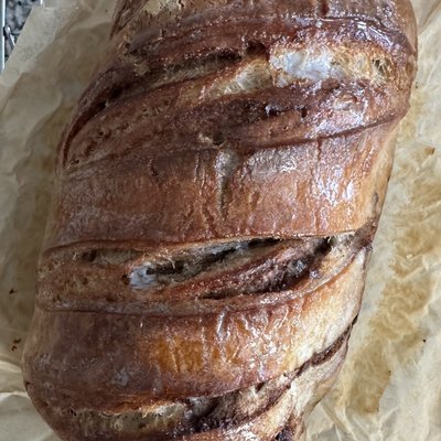 Sourdough Cinnamon Raisin Loaf
