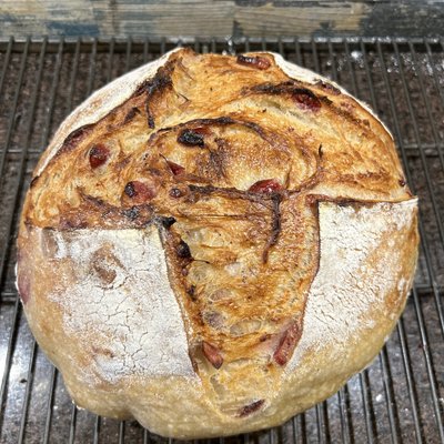 Orange Cranberry Cinnamon Sourdough
