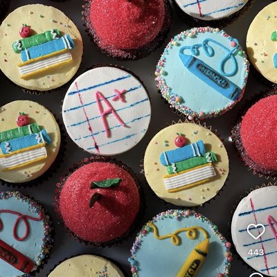 Back To School Cupcakes 