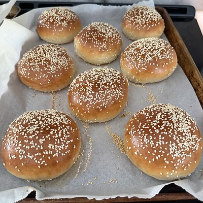 Organic Sourdough Burger Buns ( 6 )