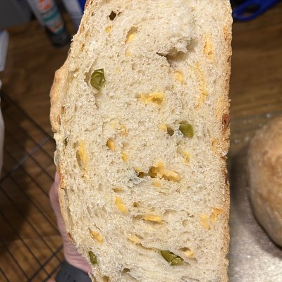 Jalapeño Cheddar Sourdough Loaf