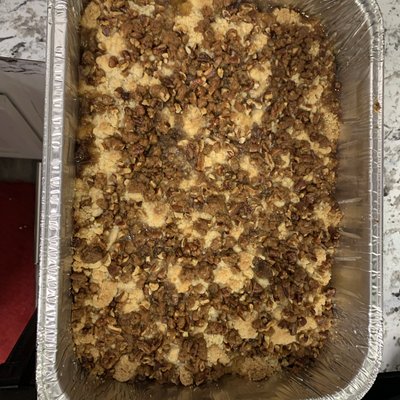 Brown Sugar Glazed Crust Peach Cobbler 