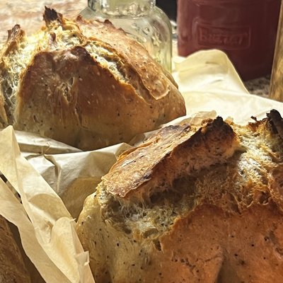 Artisanal Lemon Poppy Seed Baked Bread 🥖 