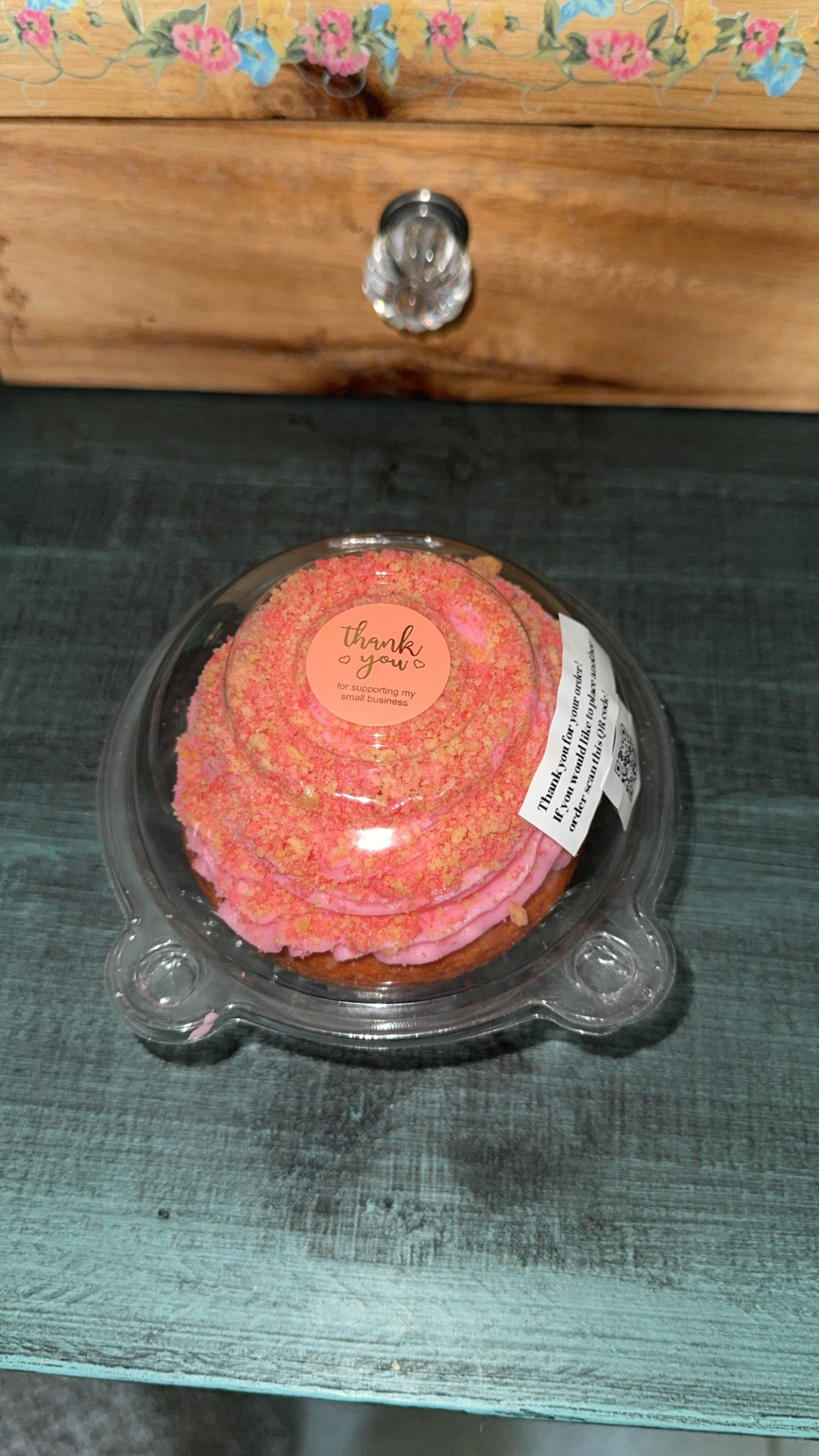 Strawberry Crunch Cupcake