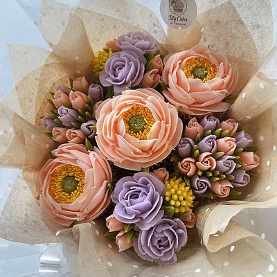 7 Cupcakes Bouquet 💐 