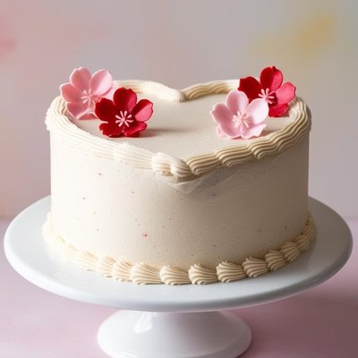 6” Heart Cake (12-15 Servings)