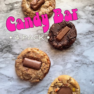 April Cookies: 4 Pack Candy Bar Line Up!