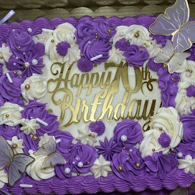 1/2 SHEET CAKE