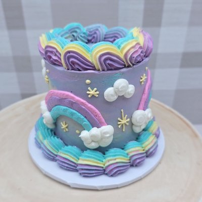4" Mini Cake - 2 Layers - Serves 2-4