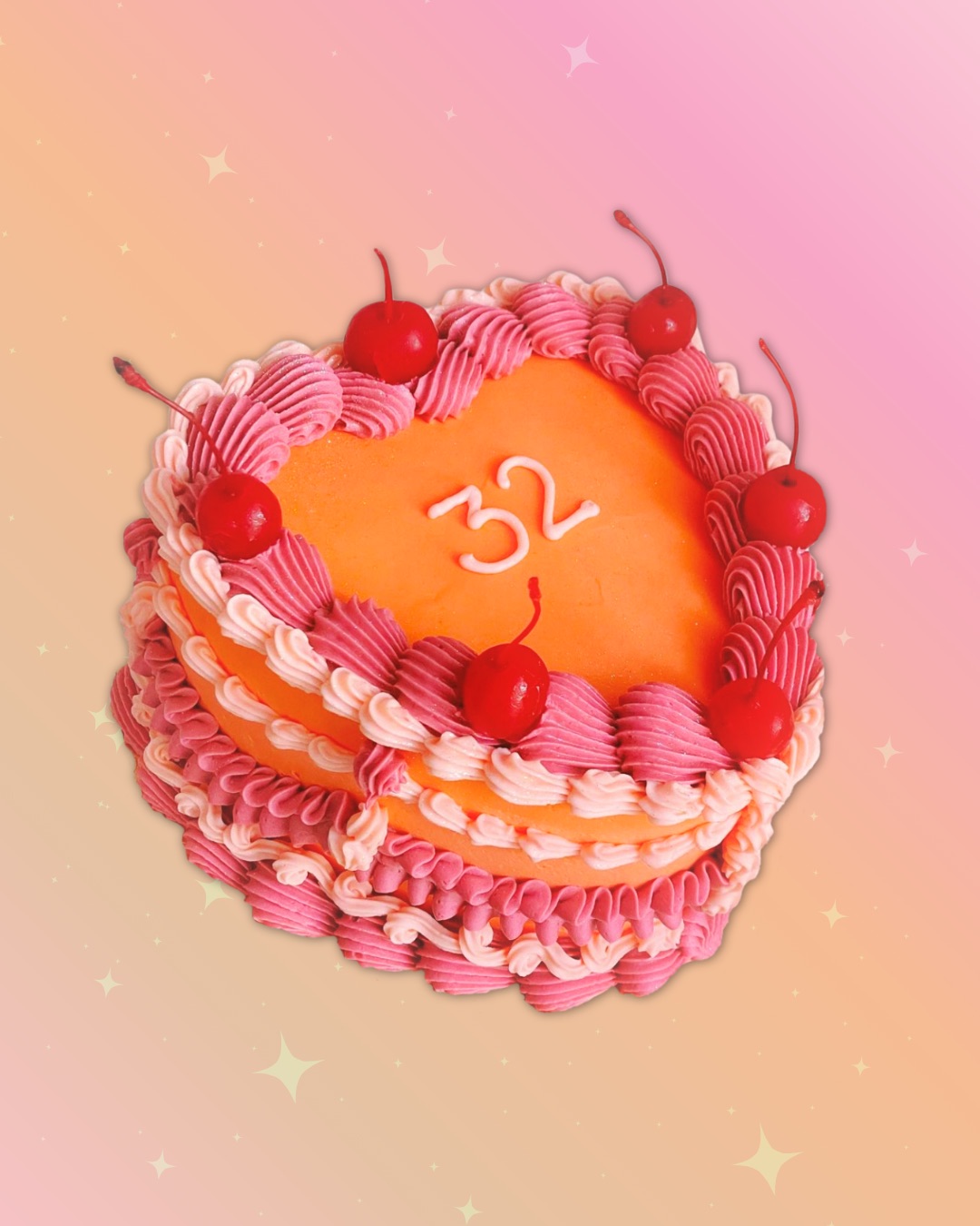 8” cake
