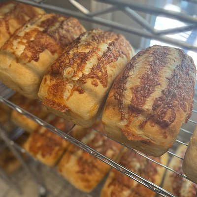 3 Cheese Sourdough Loaf 