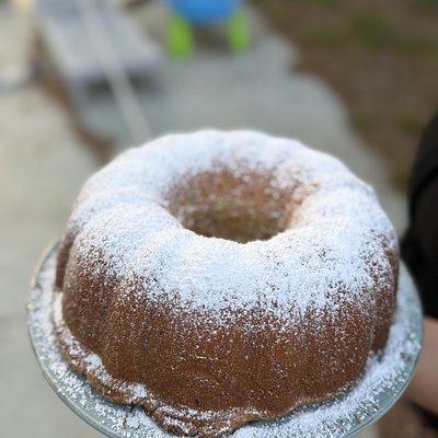 Vanilla Bourbon Poundcake 