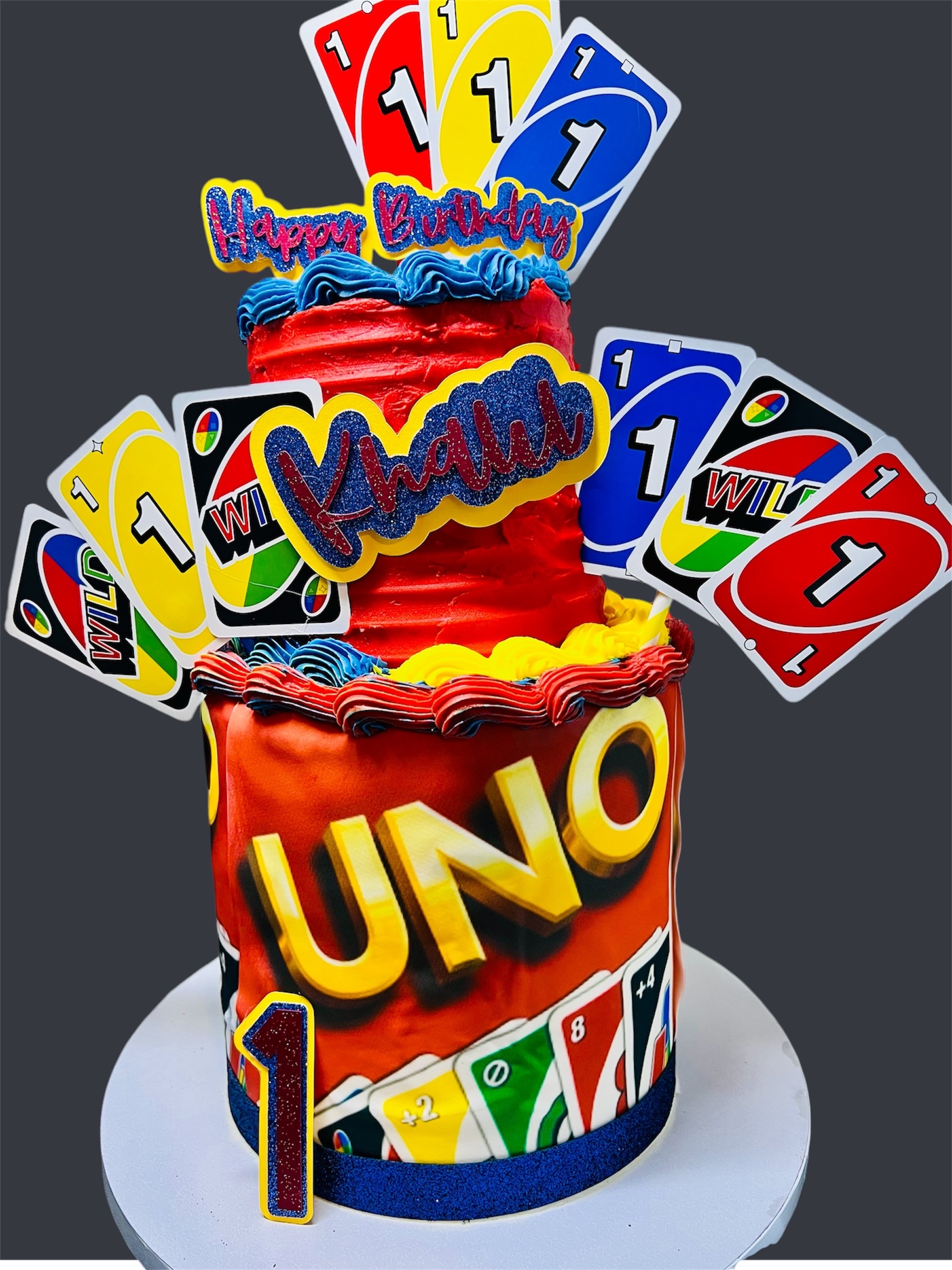 2 Tier Custom Cake