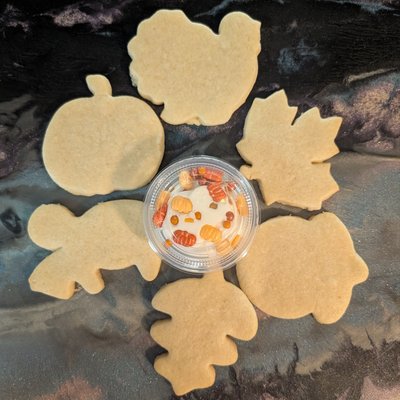 Sugar Cookie Dippers (Thanksgiving Theme)